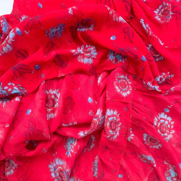 Intimately Free People Garden Party Floral Tiered Maxi Dress Size Small - Picture 10 of 16